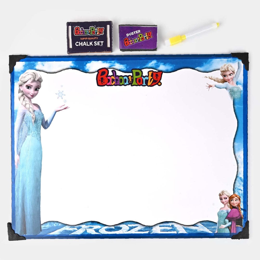 Frozen-Themed Kids' Double-Sided Writing Board Set