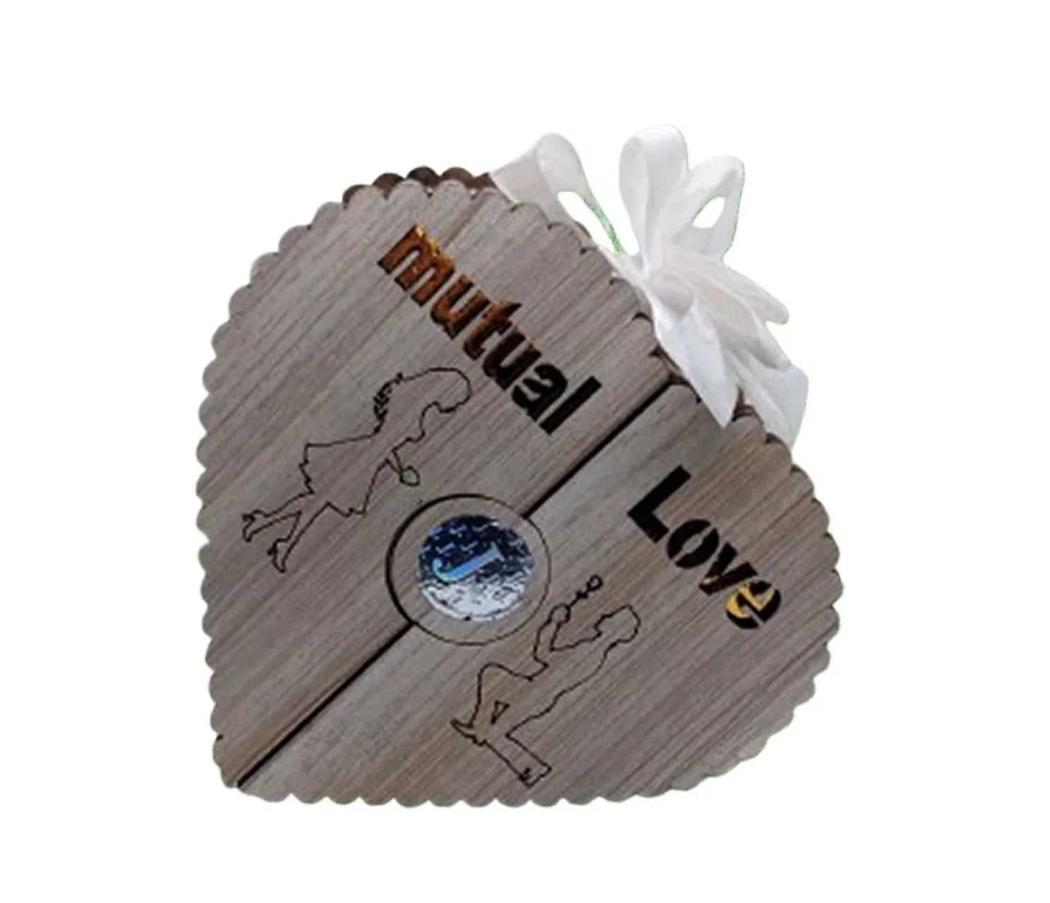 Mutual Love Perfume For Women Wood Heart Shape Perfume Decorating Perfume 50 ml